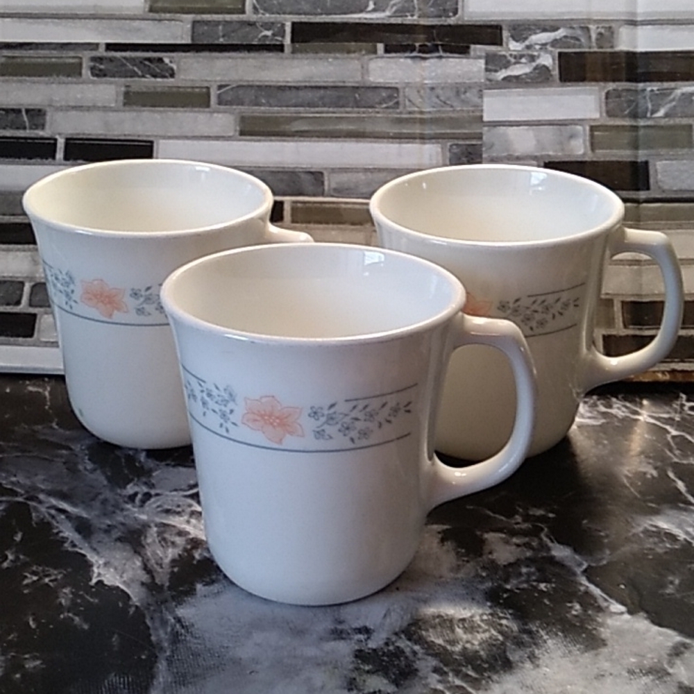 Corning Corningware 3 coffee tea ☕ cup mug